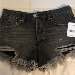 Free people jean shorts